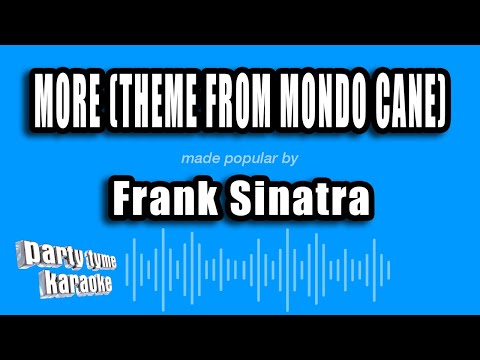 Frank Sinatra - More (Theme from Mondo Cane)