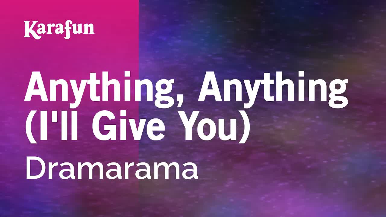 Dramarama - Anything, Anything (I'll Give You)