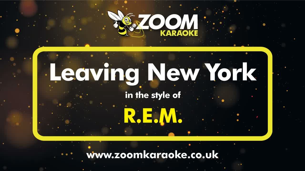 R.E.M. - Leaving New York (Without Backing Vocals)