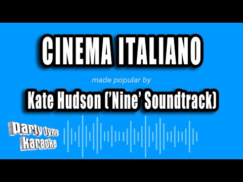 Kate Hudson ('Nine' Soundtrack) - Cinema Italiano