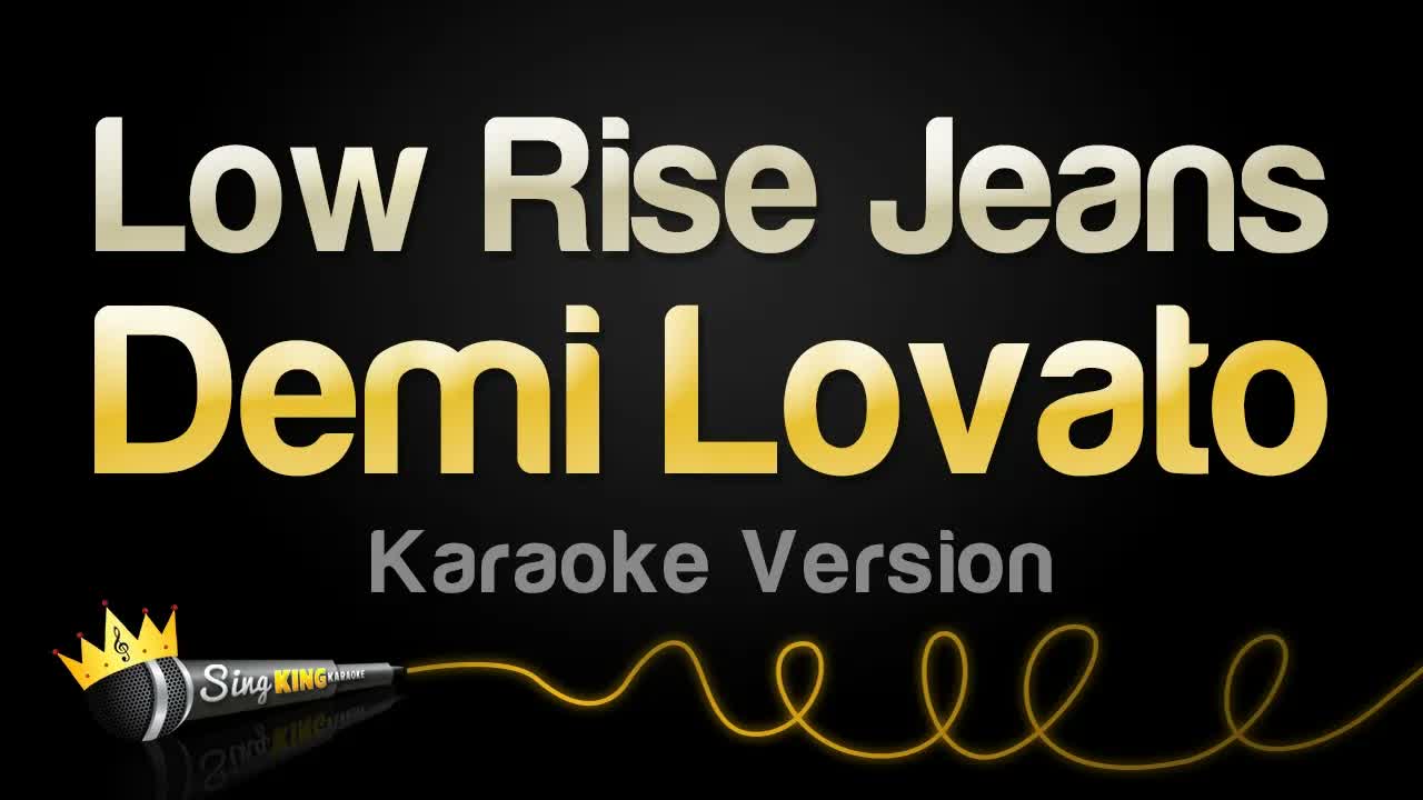 Demi Lovato - Low Rise Jeans