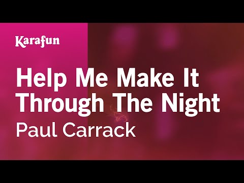 Paul Carrack - Help Me Make It Through the Night
