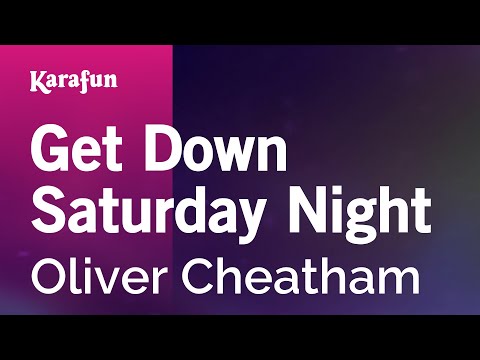 Oliver Cheatham - Get Down Saturday Night
