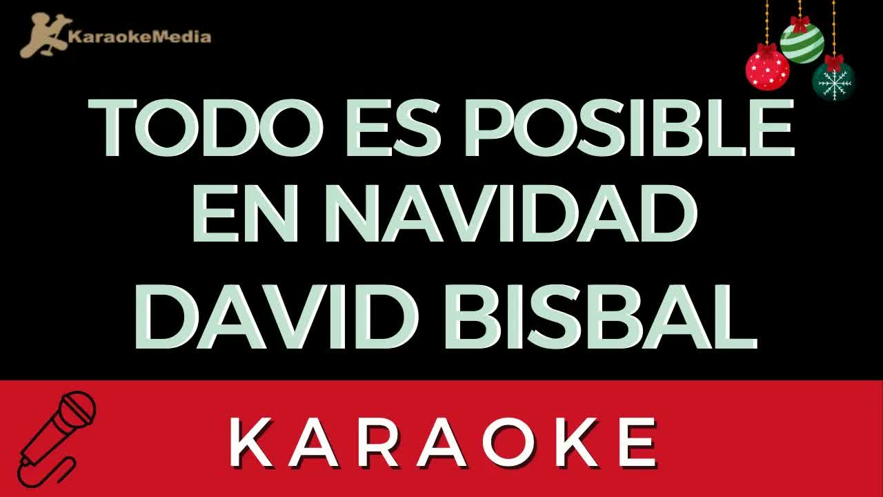 David Bisbal - Todo es posible en navidad