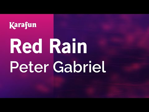 Peter Gabriel - Red Rain