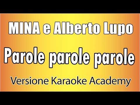 MINA e Alberto Lupo - Parole parole parole