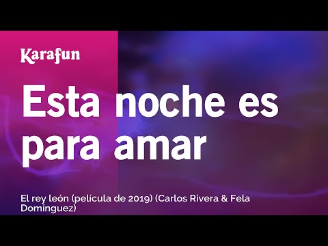 The Lion King - Esta noche es para amar