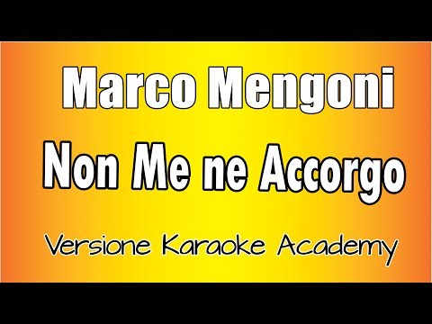 Marco Mengoni - Non me ne accorgo