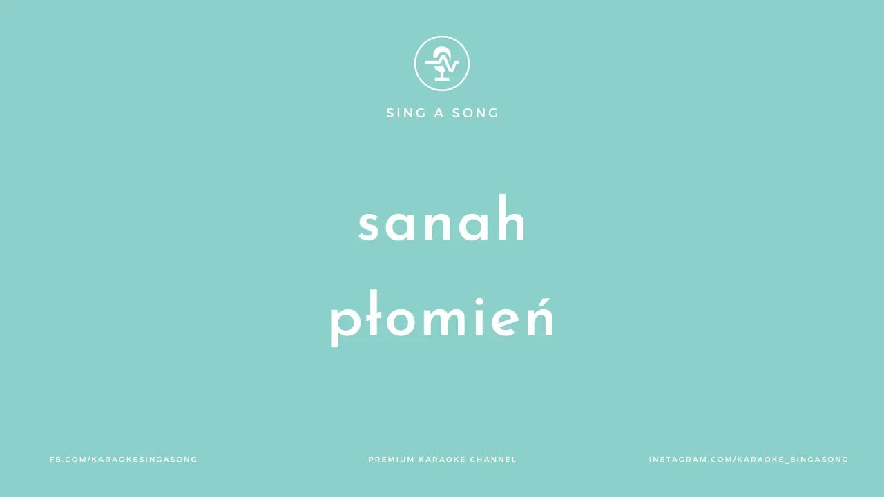 sanah - płomień