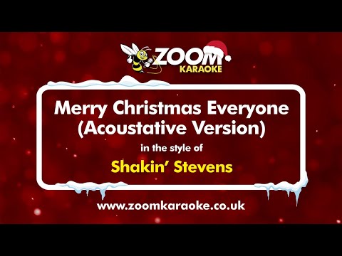 Shakin' Stevens - Merry Christmas Everyone (Original Key) - Acoustic Piano Karaoke Version from Zoom
