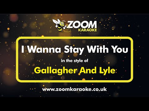 Gallagher And Lyle - I Wanna Stay With You (Two Semitones Down)