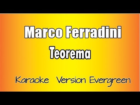 Marco Ferradini - Teorema