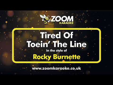 Rocky Burnette - Tired Of Toein' The Line Version from Zoom