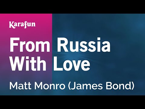 James Bond (Matt Monro) - From Russia with Love