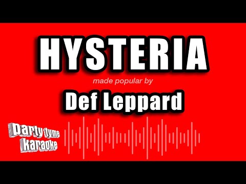 Def Leppard - Hysteria