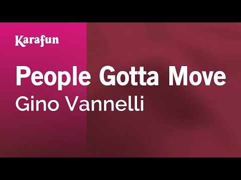 Gino Vannelli - People Gotta Move