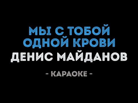 Денис Майданов - Мы с тобой одной крови