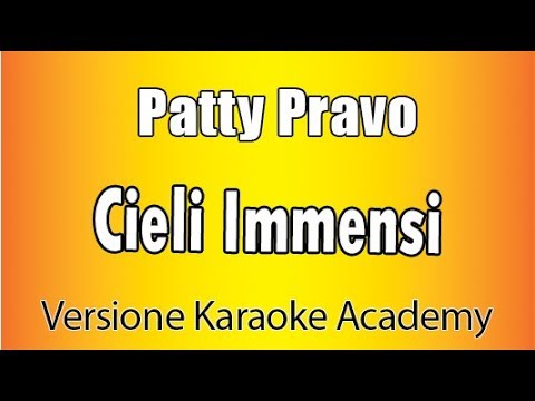 Patty Pravo - Cieli Immensi ( versione Karaoke Academy Italia)