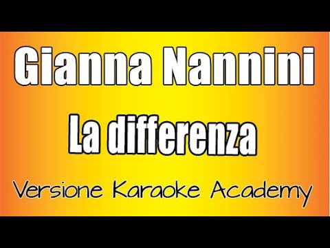 Gianna Nannini - La Differenza