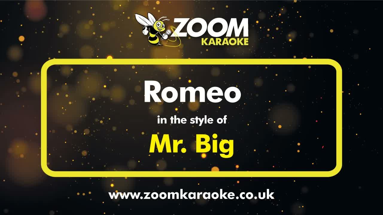Mr Big - Romeo (Without Backing Vocals)