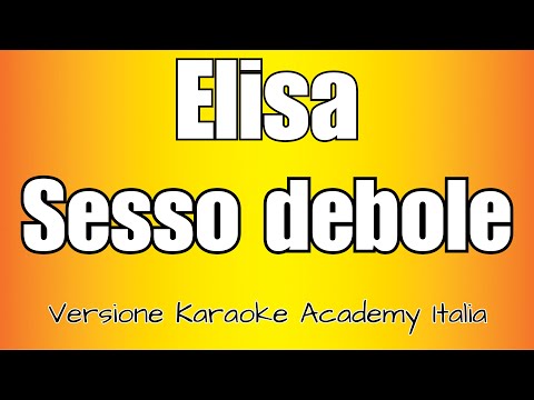 Elisa - Sesso debole