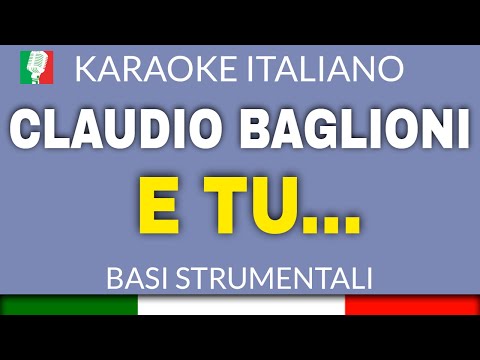Claudio Baglioni - E tu...