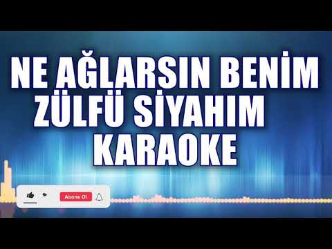NE AĞLARSIN BENİM ZÜLFÜ SİYAHIM KARAOKE ton: do