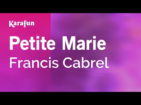Francis Cabrel - Petite Marie