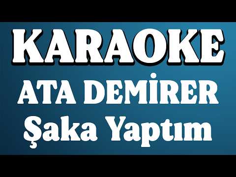 Ata Demirer - Şaka Yaptım