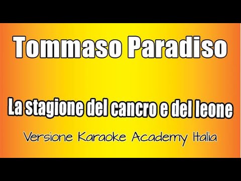 Tommaso Paradiso - La stagione del cancro e del leone