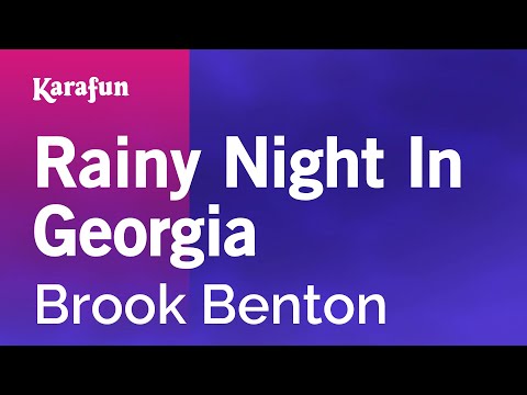 Brook Benton - Rainy Night in Georgia