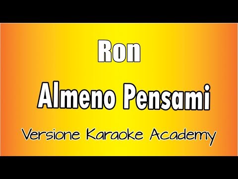 Ron - Almeno Pensami