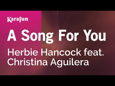 Herbie Hancock & Christina Aguilera - A Song for You
