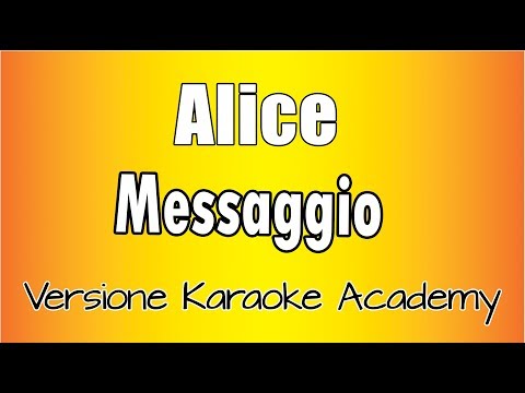 Alice - Messaggio