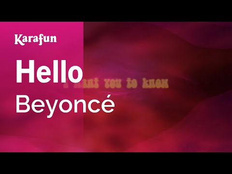 Beyoncé - Hello