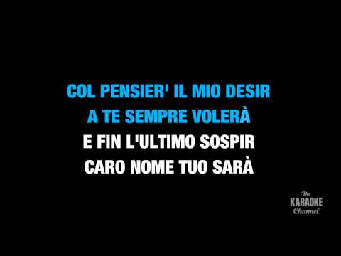Caro Nome (Traditional)