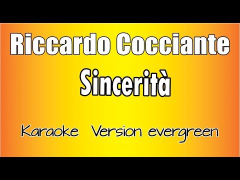 Riccardo Cocciante - Sincerità