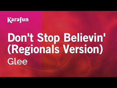 Glee - Don't Stop Believin' (Regionals Version)
