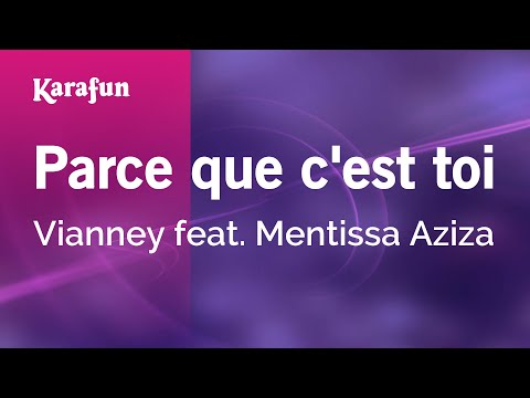 Vianney & Mentissa - Parce que c'est toi