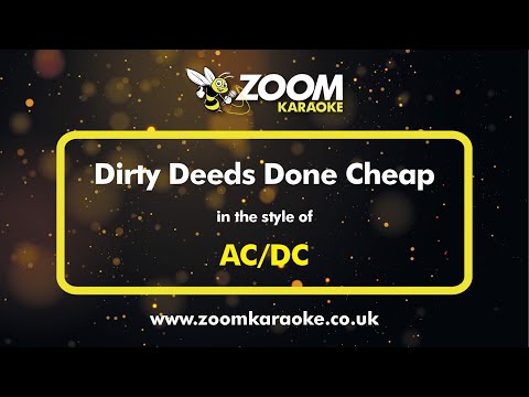AC / DC - Dirty Deeds Done Cheap