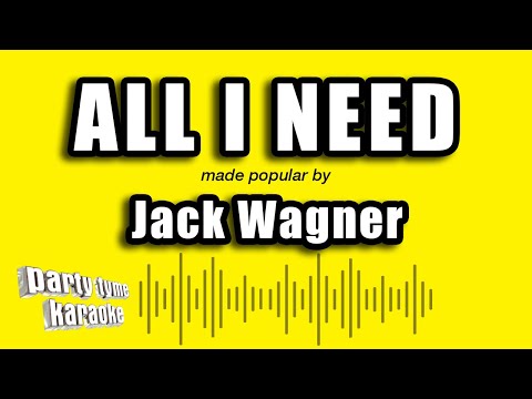 Jack Wagner - All I Need