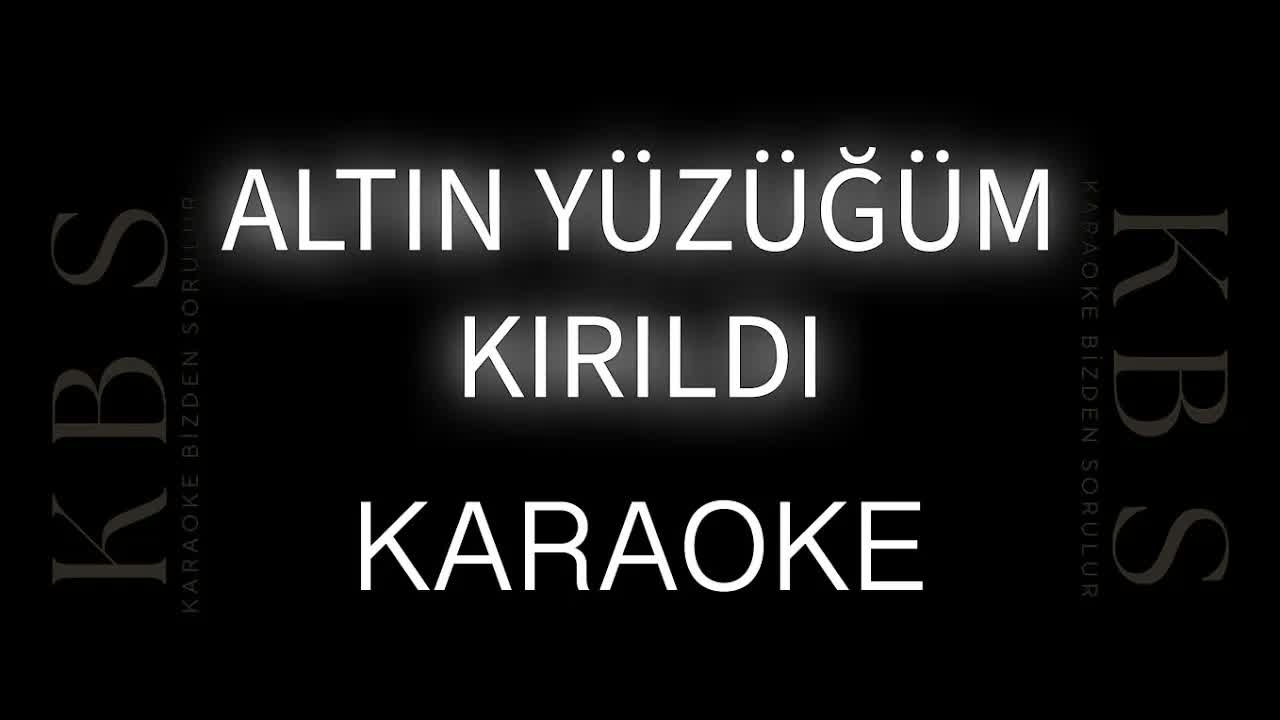 Altın Yüzüğüm Kırıldı | (Kaliteli Karaoke - 3 Farklı Ton Seçeneğiyle)