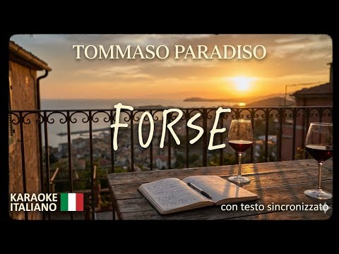 FORSE - Tommaso Paradiso | Base Musicale con Testo Sincronizzato