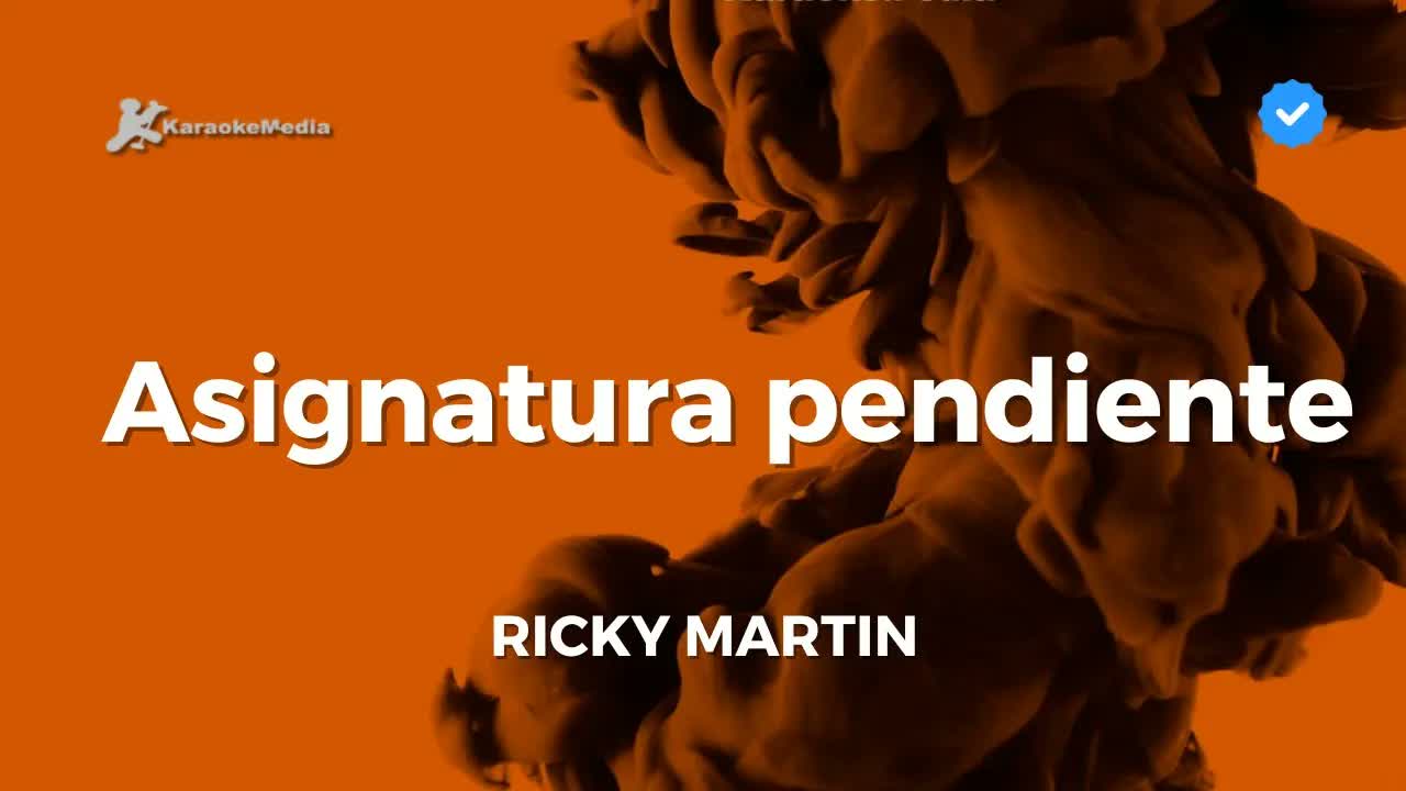 Ricky Martin - Asignatura pendiente