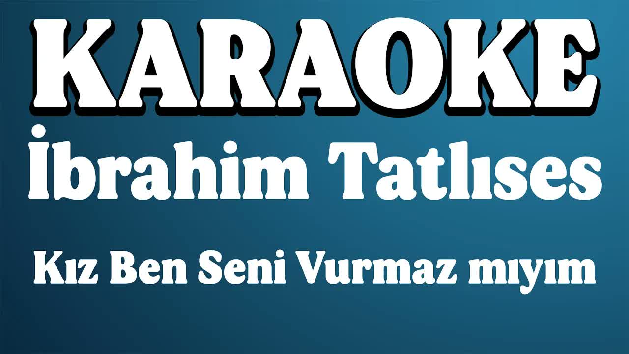 İbrahim Tatlıses - Kız Ben Seni Vurmaz mıyım