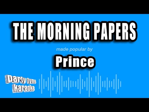 Prince - The Morning Papers