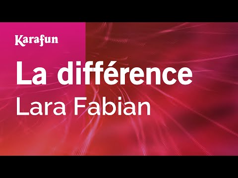 Lara Fabian - La différence