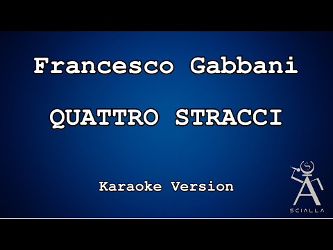 Francesco Gabbani - Quattro Stracci