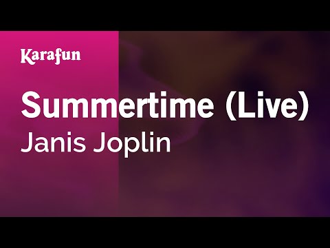 Janis Joplin - Summertime (live)