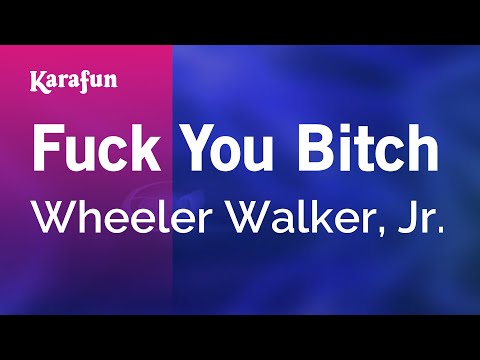 Wheeler Walker, Jr. - Fuck You Bitch